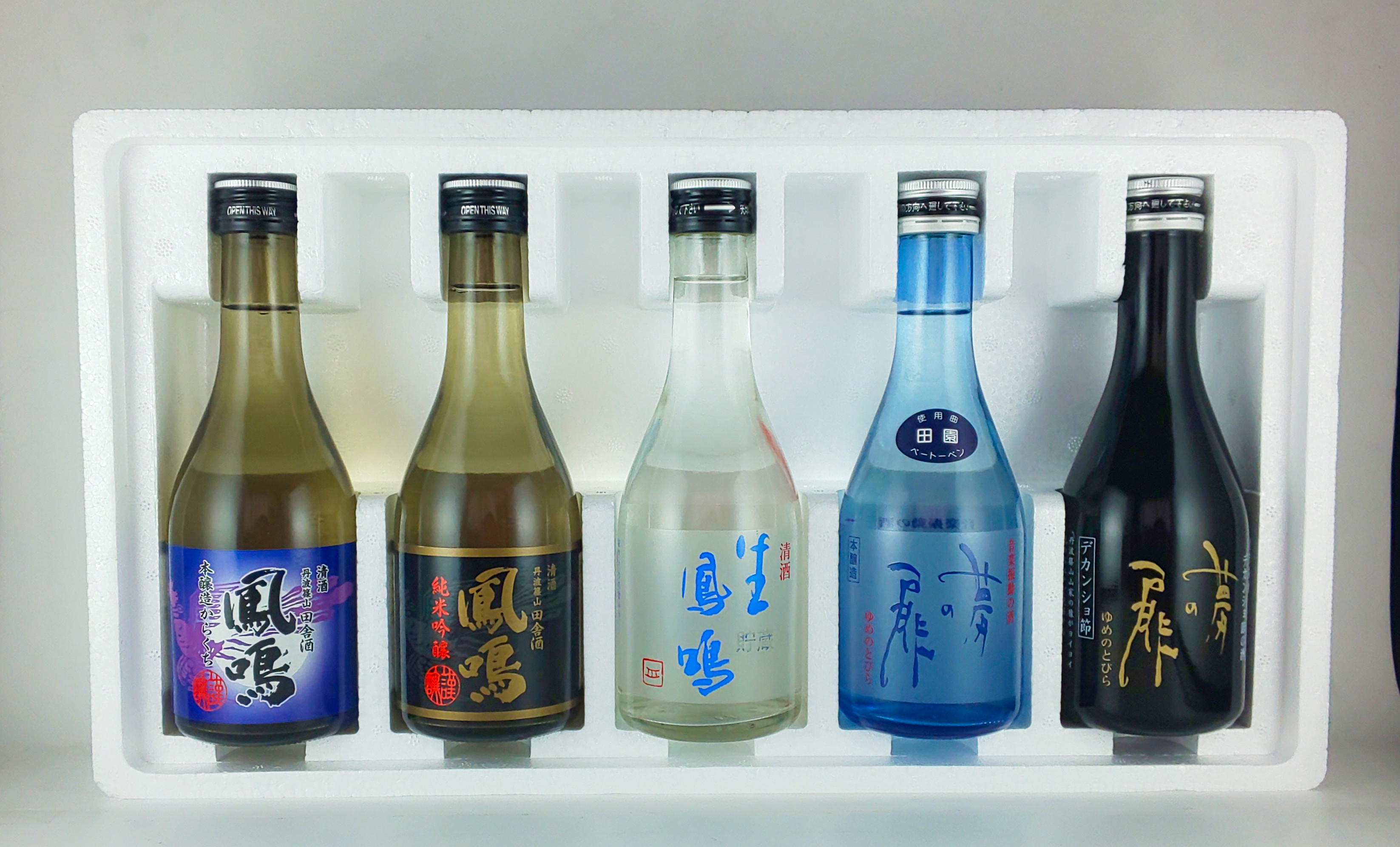 丹波の涼Eセット(TR-5E) 300ml×5 | 鳳鳴酒造